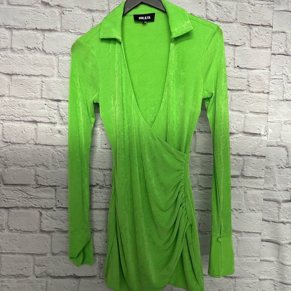 SER.O.YA Lime Green Dress - Small